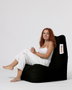 Atelier Del Sofa Puf de Jardín Diamond - Negro